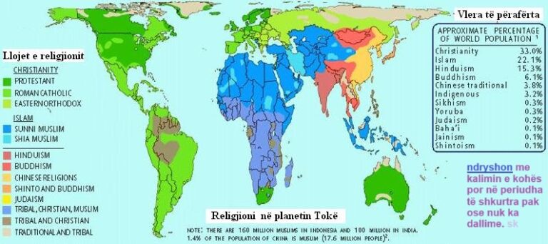 Religjioni në planetin Tokë