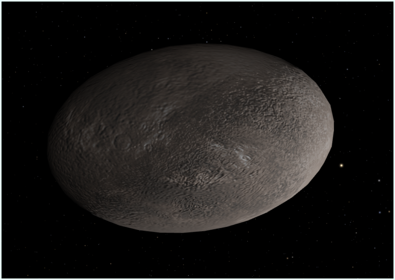 Haumea planeti xhuxh në form ovale 1a