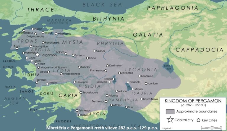Mbretëria e Pergamonit rreth viteve 282 pes–129 pes